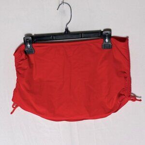 5/$25 George Neon Orange Swim Skirt Bikini Bottom M